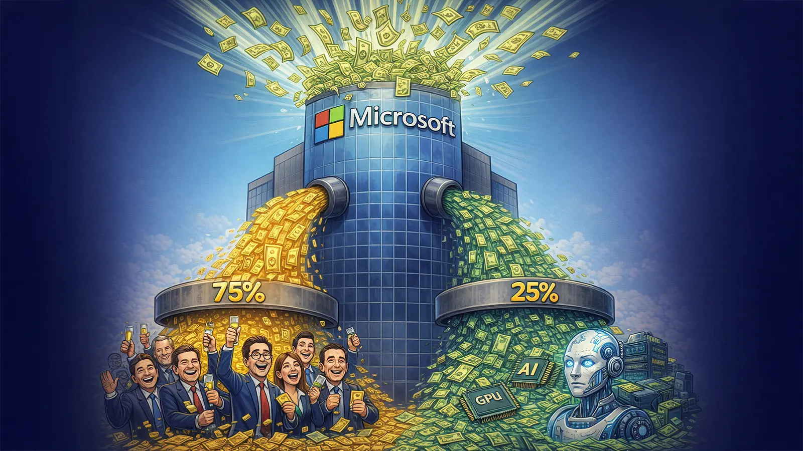 Ein Microsoft Headquarter mit jeder Menge Geld